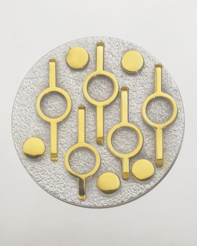 Taufgarnitur mit Belötung versilbert 16 cm hoch