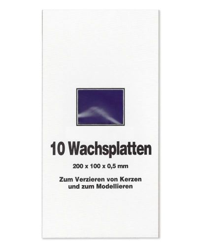 10 Wachsplatten lila/violett Verzierwachs 10 x 20 cm