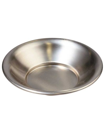 Preview: Lavabogarnitur Messing vernickelt 16 cm hoch