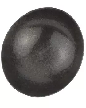 Räucherschale oval 23 cm schwarz/grau 7 cm hoch