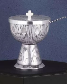 Rauchfass 17 cm versilbert mit Weihrauchschiffchen