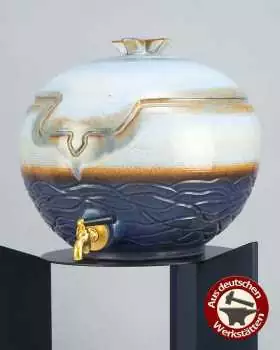 Weihwasserbehälter Keramik Wasser & Hl. Geist Symbol