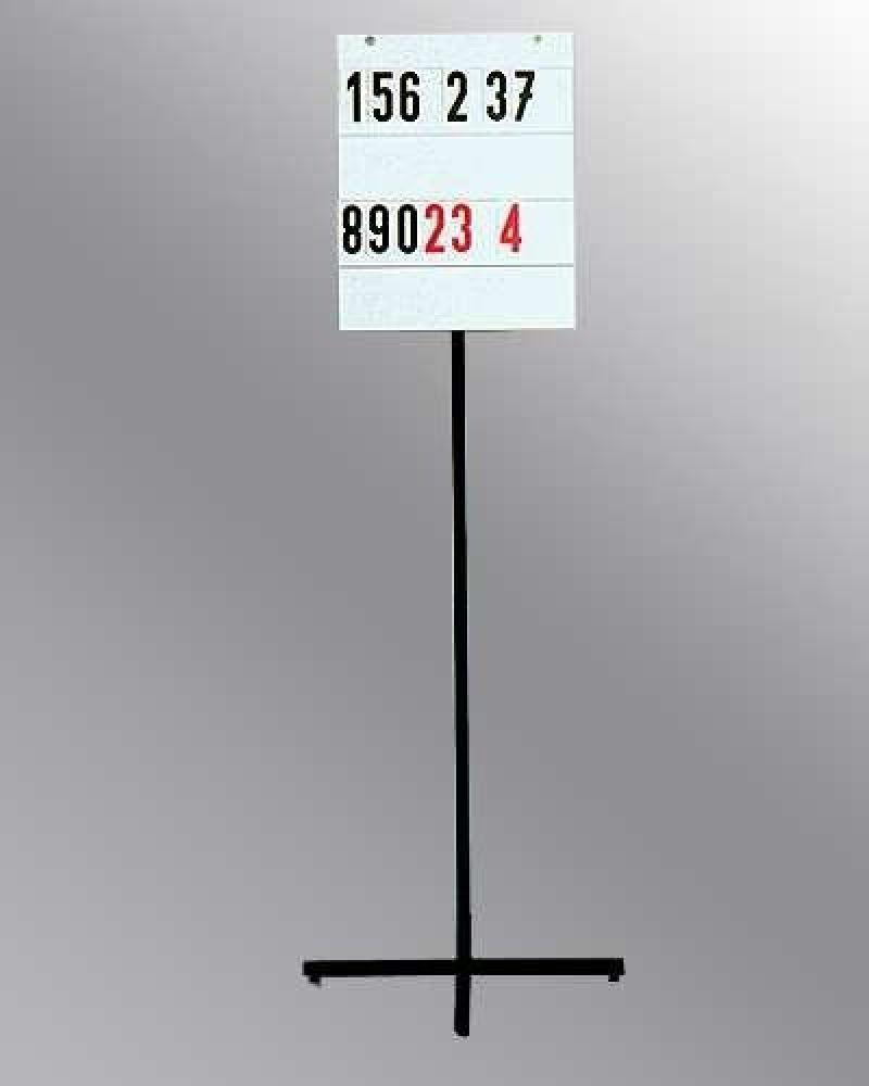 Ständer Stahl schwarz für Liedertafeln 200-300cm