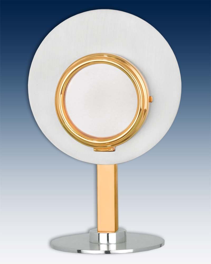 Custodia 18,5 cm hoch, versilbert