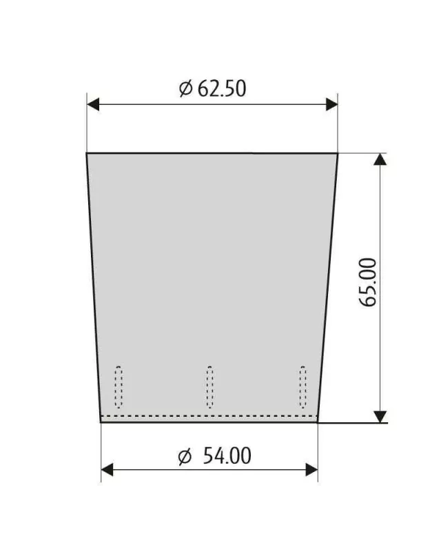 50 Kerzen 60 x 50 mm RAL mit Becher "Licht der Welt"