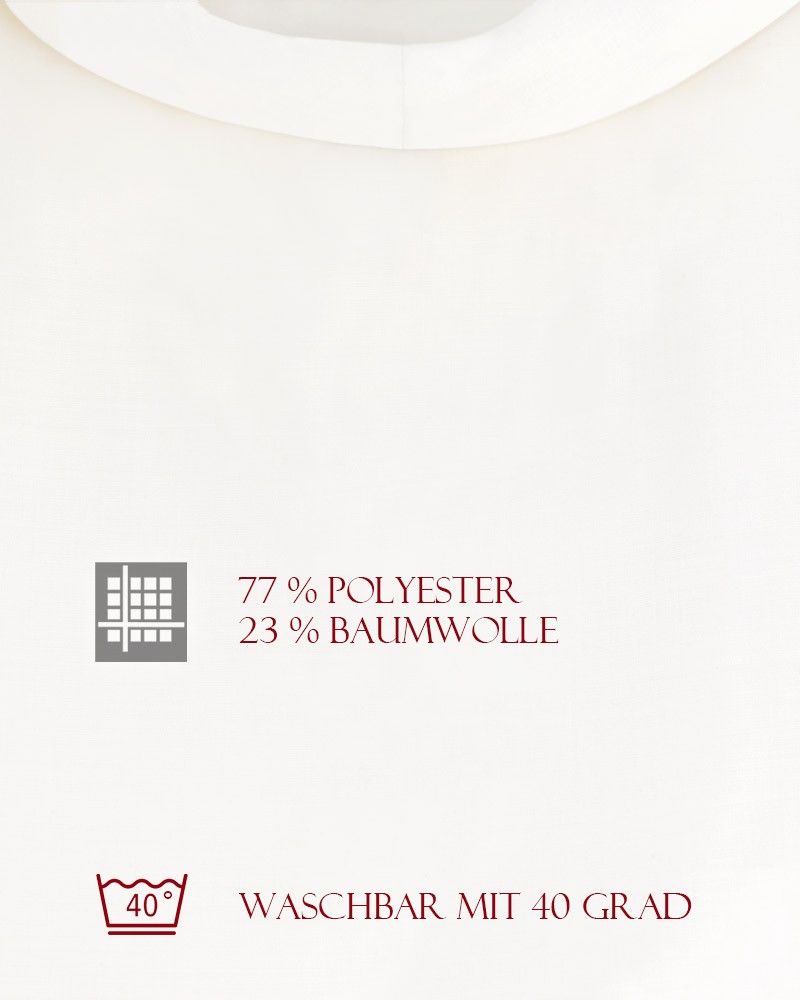 Erstkommunionalbe 140 cm creme, Polyester mit Wolle