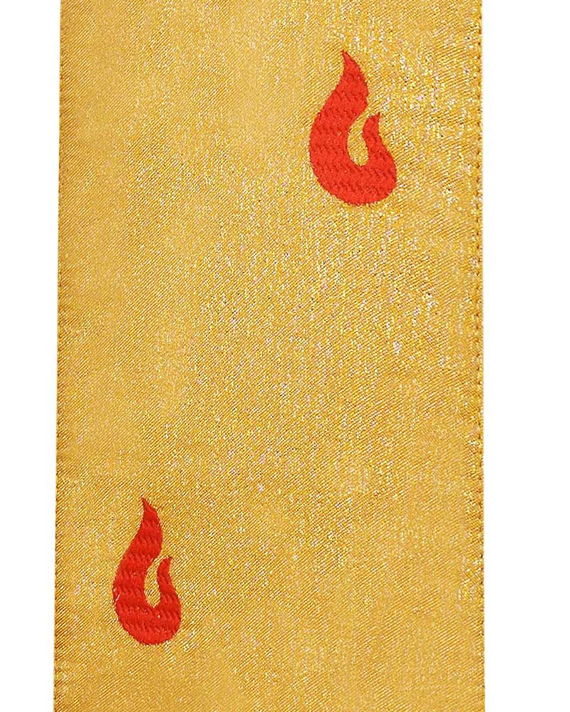 Stola gold mit gesticktem Heilig Geist Symbol 130 cm