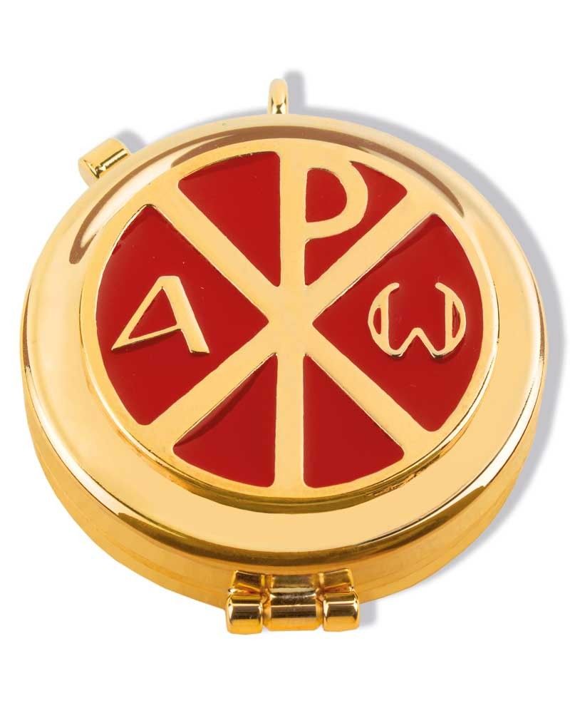Versehpatene PX 5,5 cm Ø mit Tuch & Kreuz im Etui