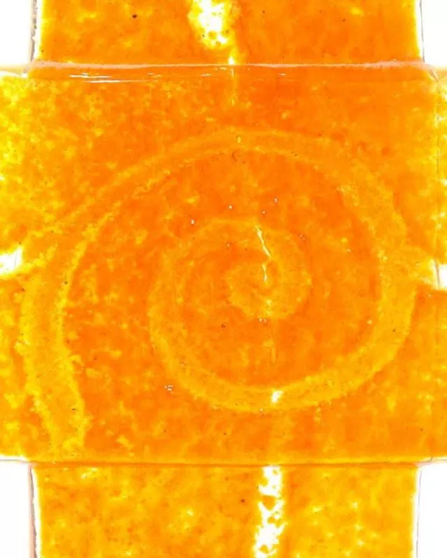 Glaskreuz Spirale 8 x 11 cm mit Teelichthalterung