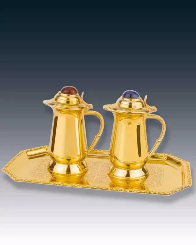 Tablett Messing poliert - 23,5x14,5cm