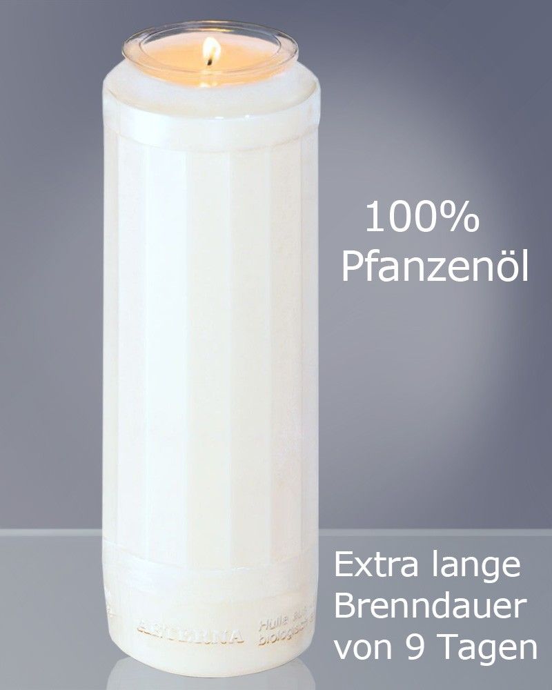 Aeterna Memoriam 20 St. weiß 9 Tage Brenndauer