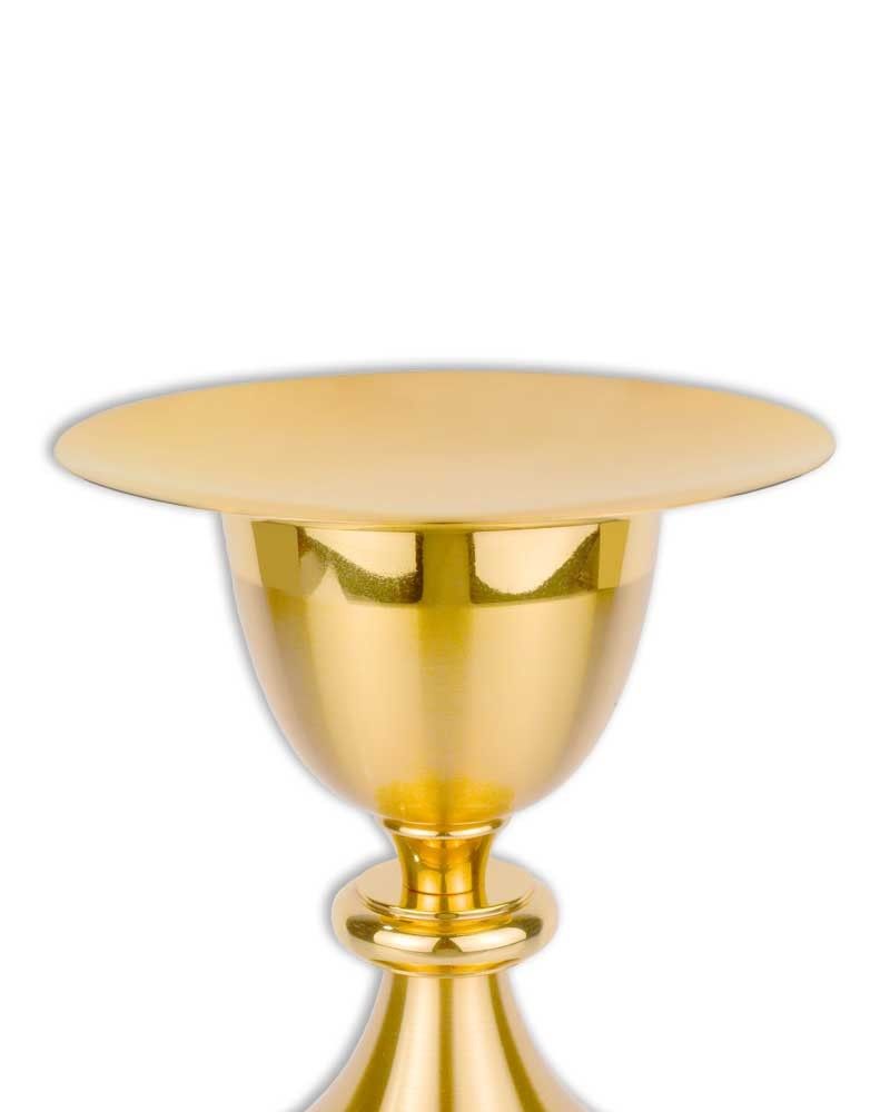 Kelch Patene konkav 16 cm Ø Messing vergoldet