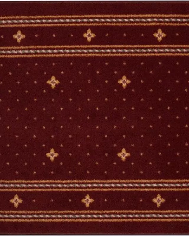 Kirchenläufer Einzelstück Rot Lilie 80 x 180 cm