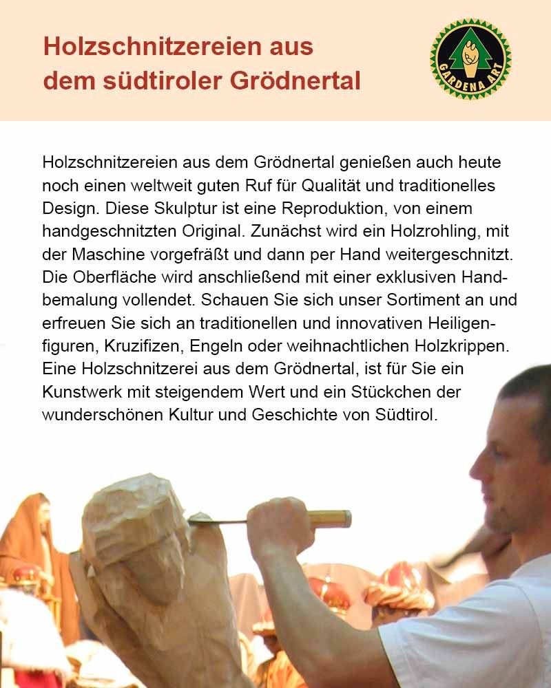 Auferstehungs Christus 23 cm, holzgeschnitzt, handbemalt