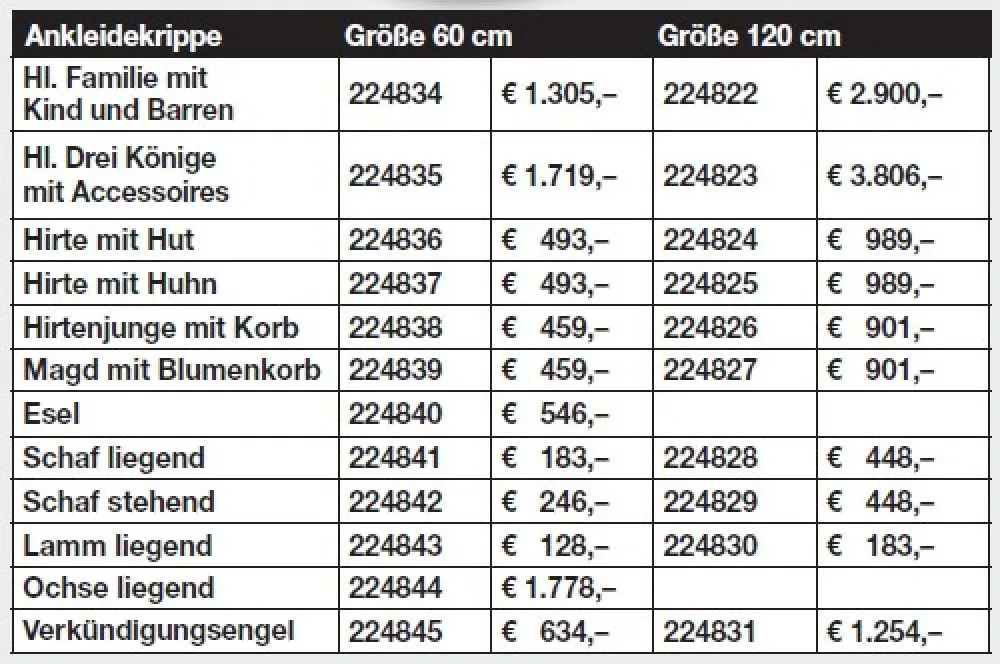 Ochse liegend 60 cm