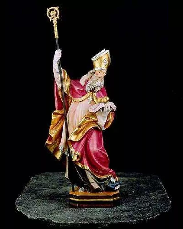 Heiliger Nikolaus 30 cm holzgeschnitzt handbemalt