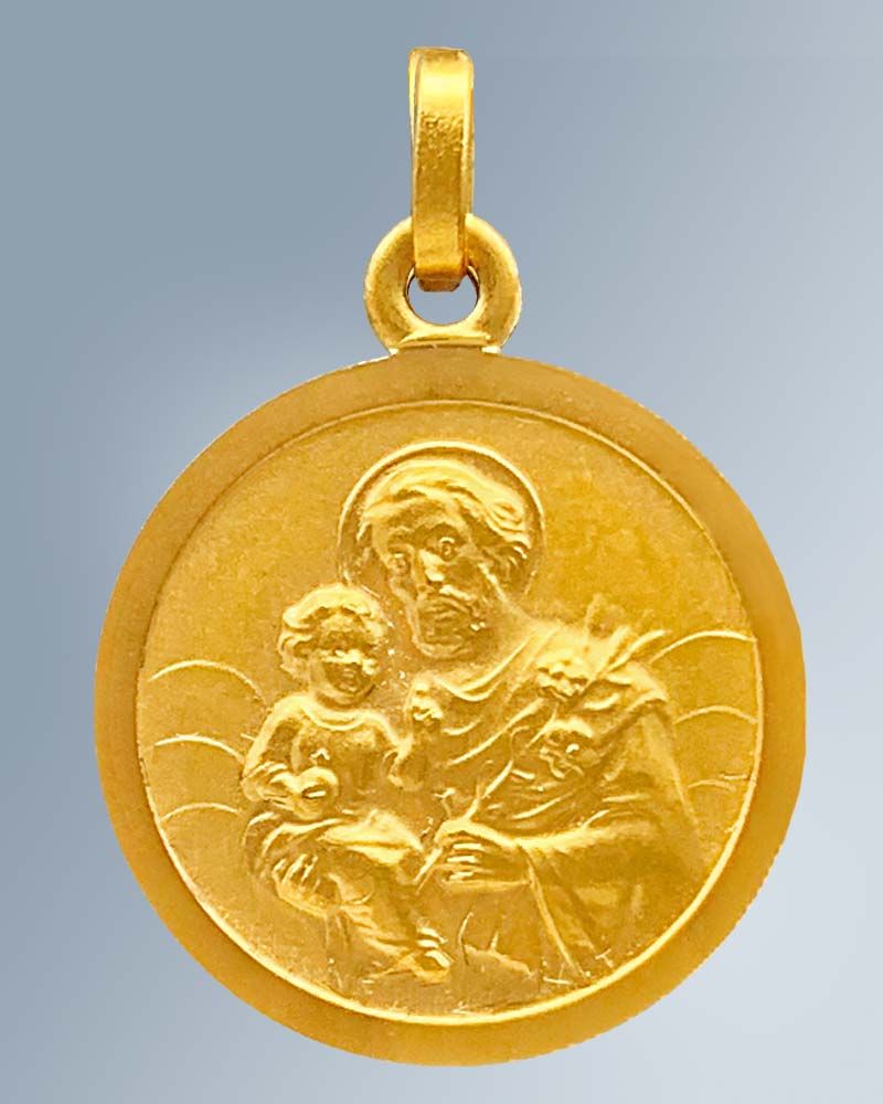 Medaille Josef 12 mm Ø 8 ct Gold 333