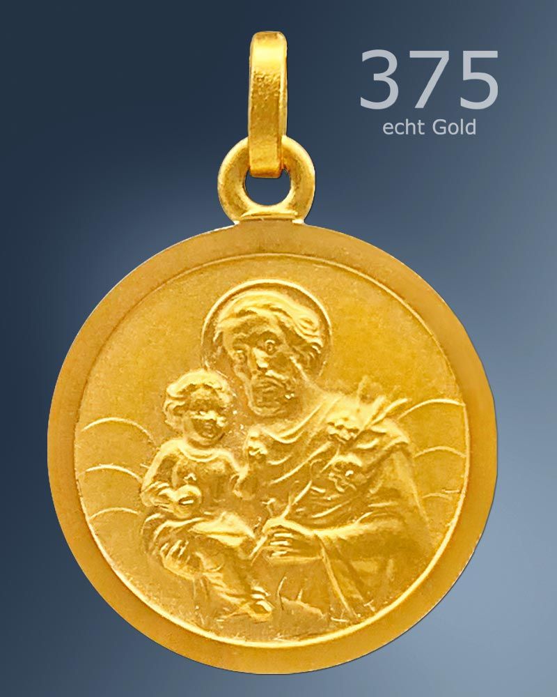 Medaille Josef 12 mm Ø 8 ct Gold 333