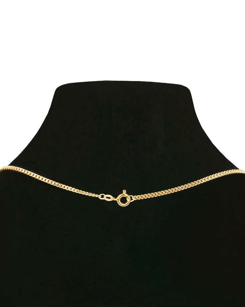 Collier Kette Double Gold PF 45 Länge 50 cm