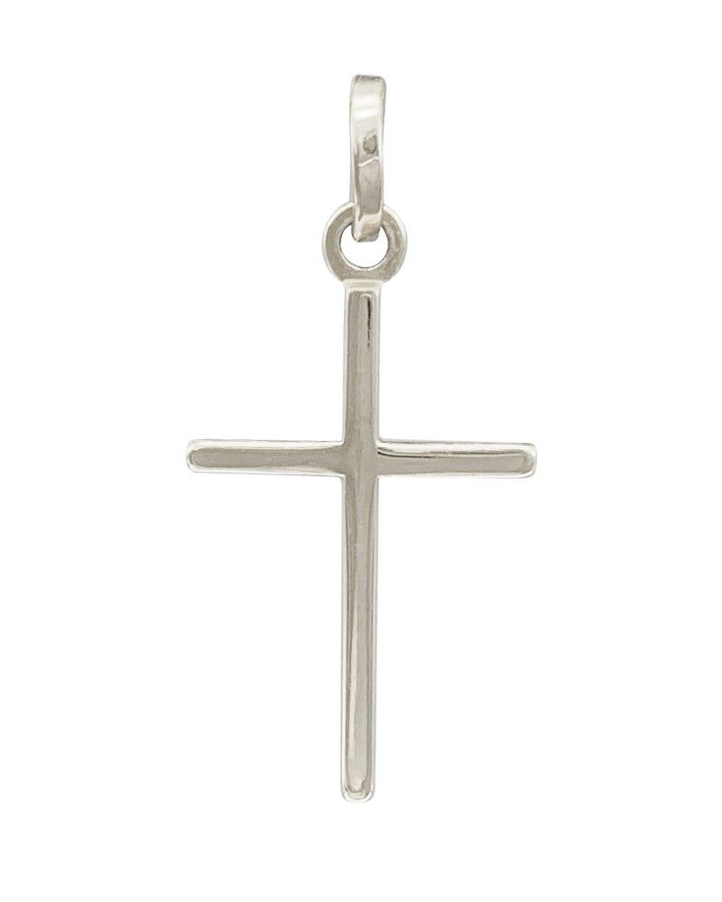 Kreuz Anhänger konisch 7 x 10 mm 925 Silber