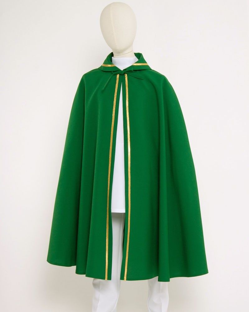 Pelerine Sternsinger grün 100% Polyester, 60 cm