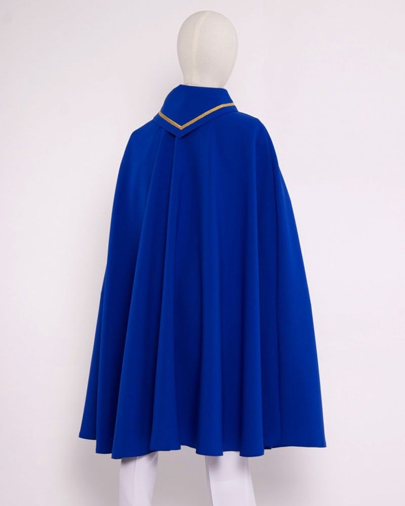 Sternsinger Umhang blau 100% Polyester, 120 cm