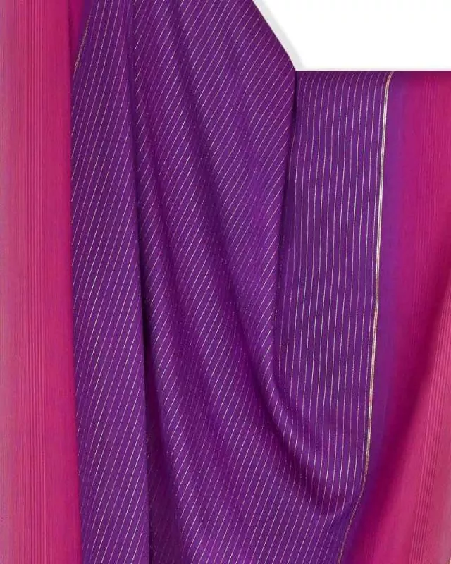 Kasel Wolle & Seide violett Farbverlauf, Stola & Kragen
