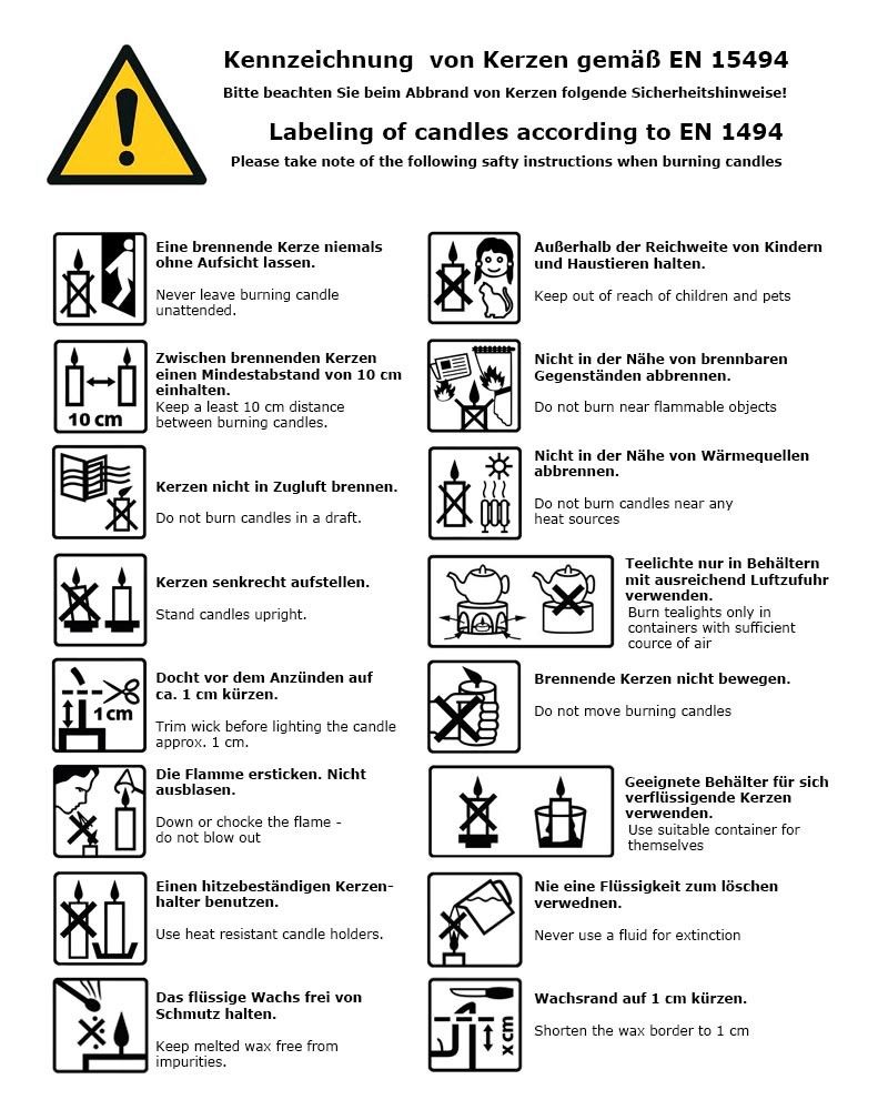 Osterkerze 800 x 80 mm RAL Schiff der Gemeinschaft inkl. Nägel