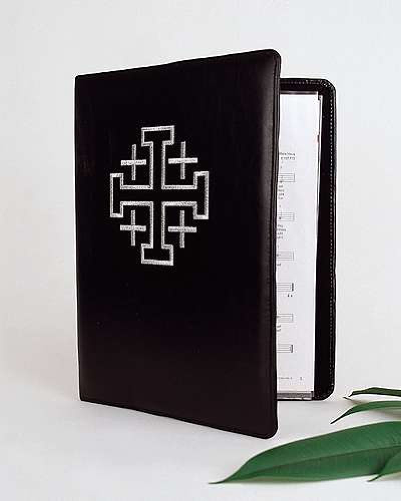 Ringbuchmappe Requium schwarz DIN A5 bestickt