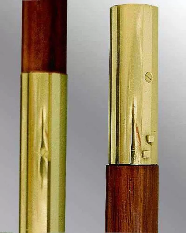 Bannerstange 30 mm Ø Holz, Länge 280 cm teilbar