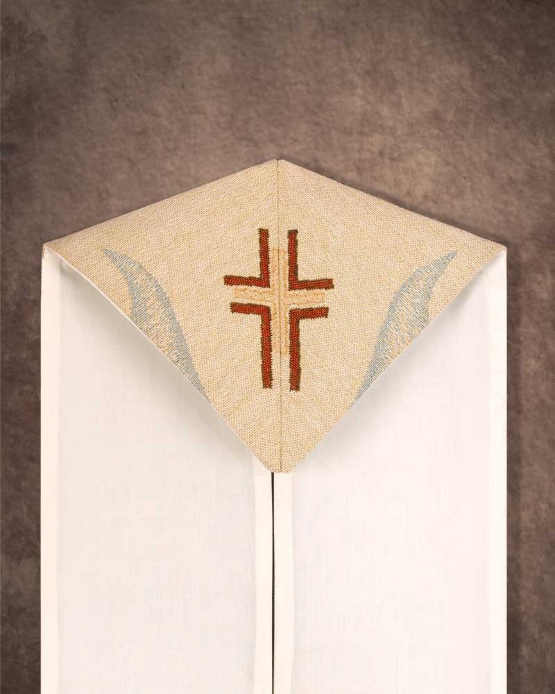 Stola "Taufe Christi" Gobeline gefüttert 140 cm lang