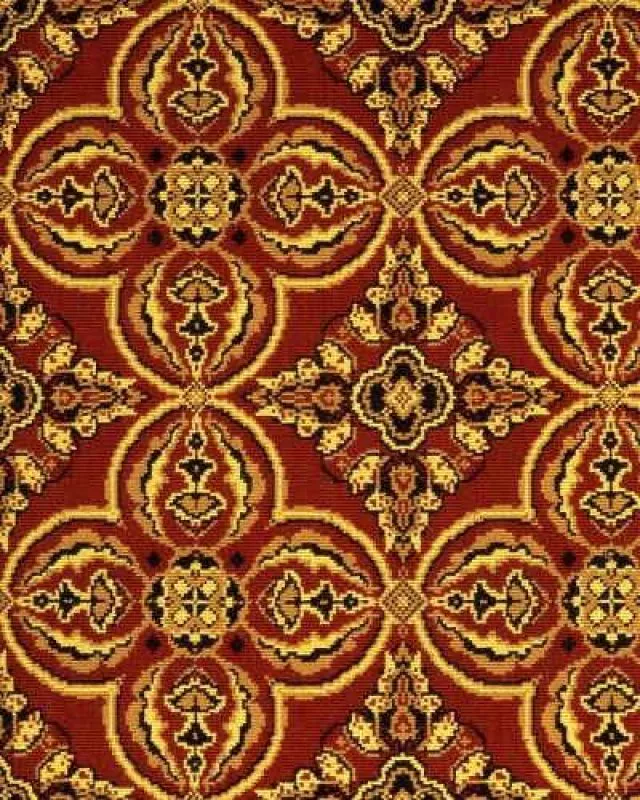 Kirchenteppich Rosette Schurwolle 73 cm breit
