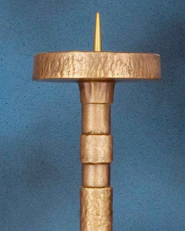 Standleuchter 50 cm hoch solide Bronze, Handarbeit