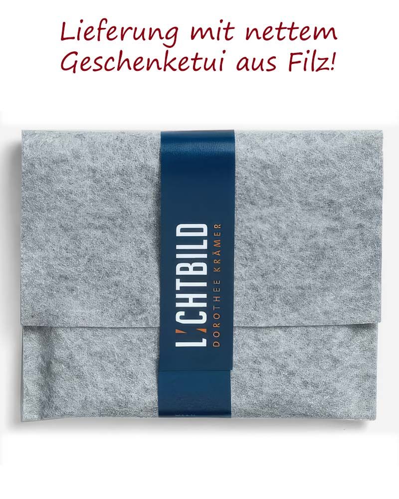 Acrylglastafel Vaterunser Kreuz Lichtbild Rot 15 x 15 cm