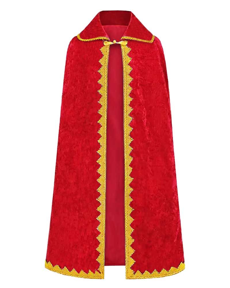 Sternsingermantel Samt rot, Größe M, Länge 105 cm