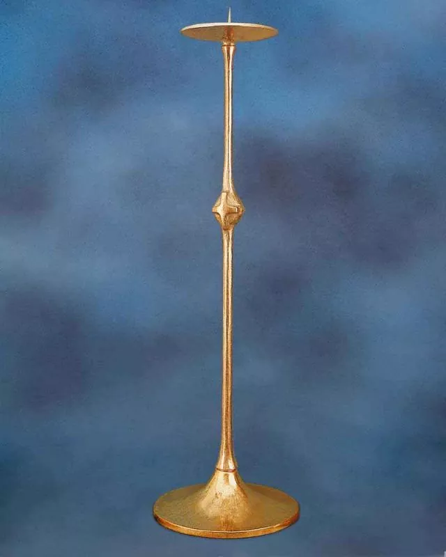 Standleuchter Bronze mit Kreuznodus 80 cm