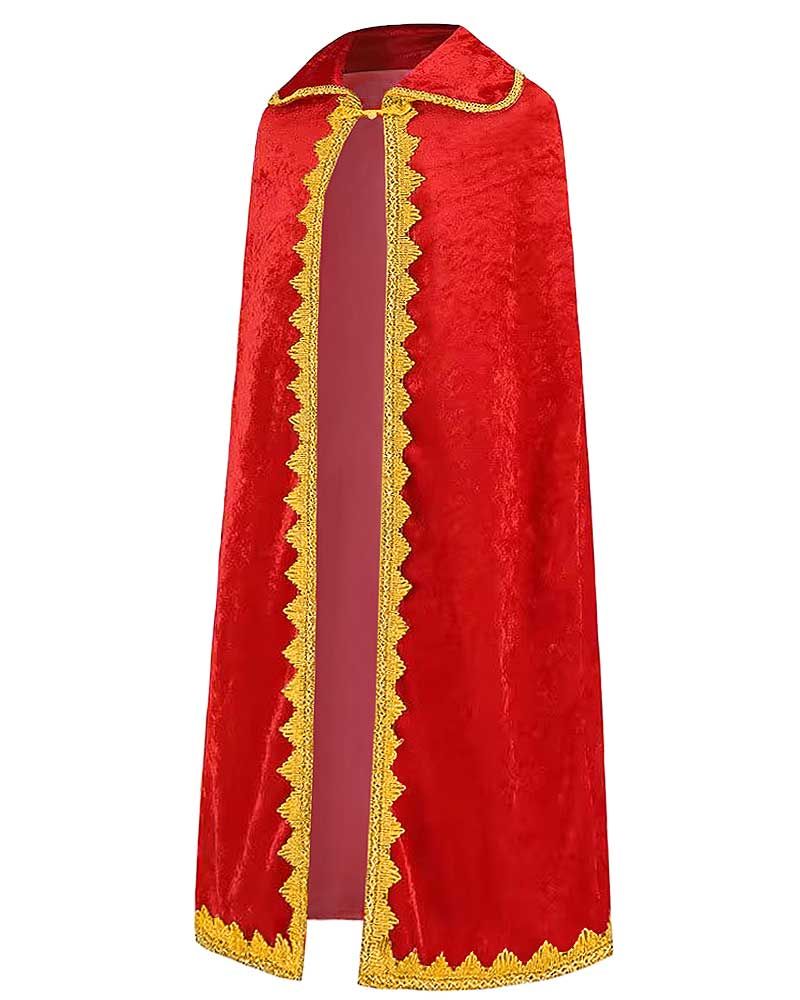 Sternsingermantel Samt rot, Größe M, Länge 105 cm