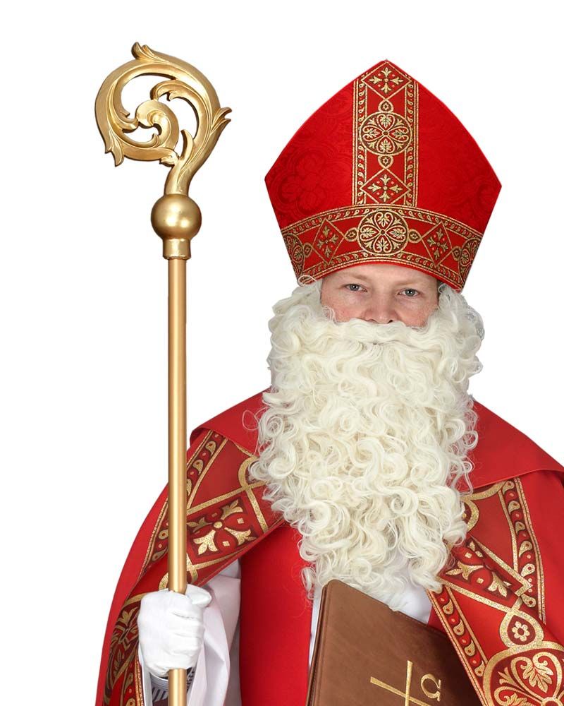 Nikolaus-Stababschluss aus Kunstholz - Kirchenbedarf