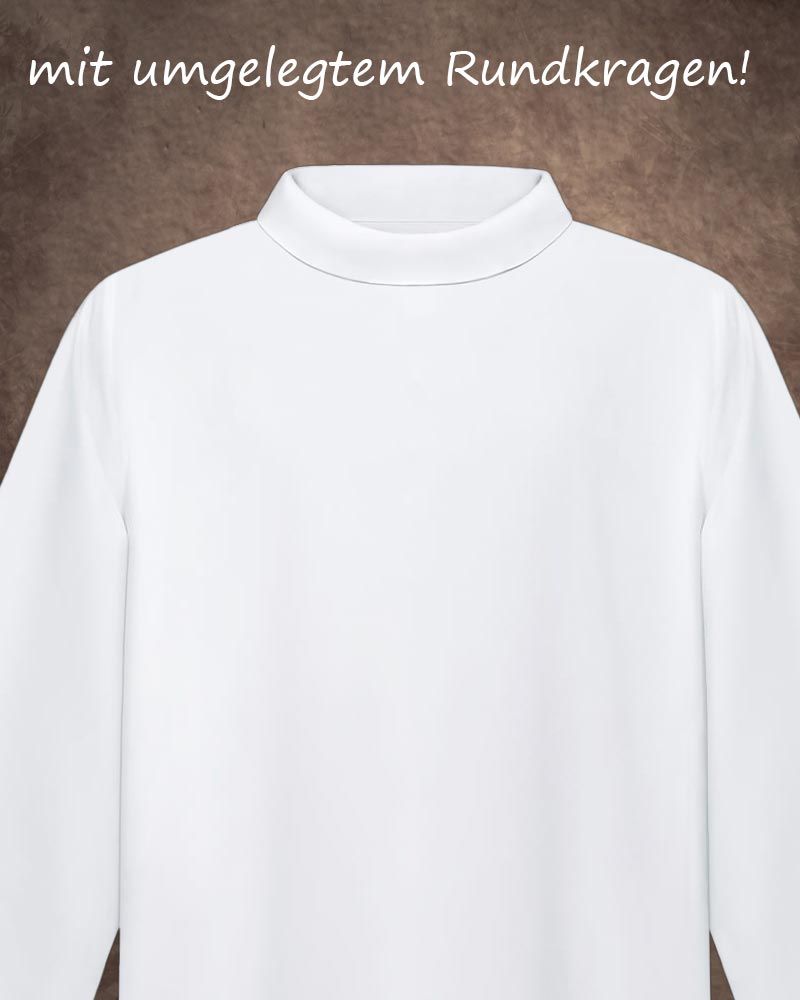 Albe mit Stehkragen 115 cm, 100 % Polyester