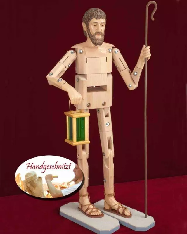 Hl. Familie holgeschnitzt Ankleidefiguren 120 cm