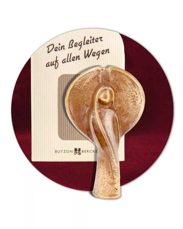 Miniaturengel aus Bronze 5 cm hoch Wegbegleiter