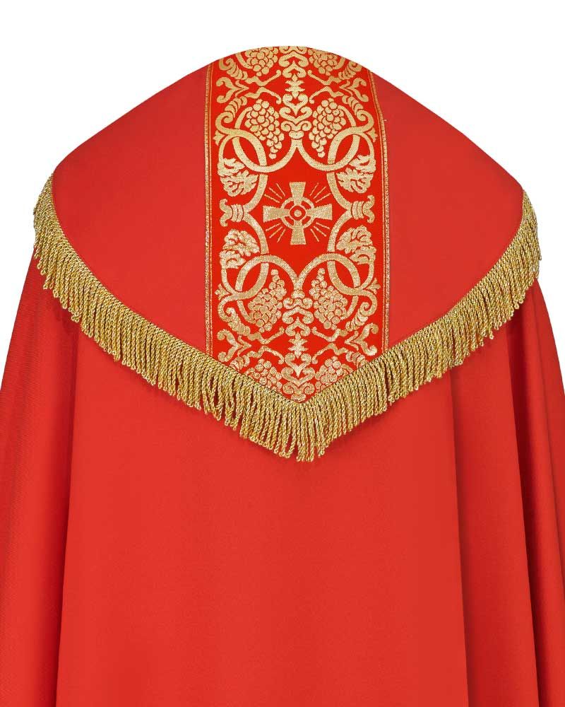 Nikolausset Mantel und Mitra Gr. 59/60 "Ambelos" 140 cm lang