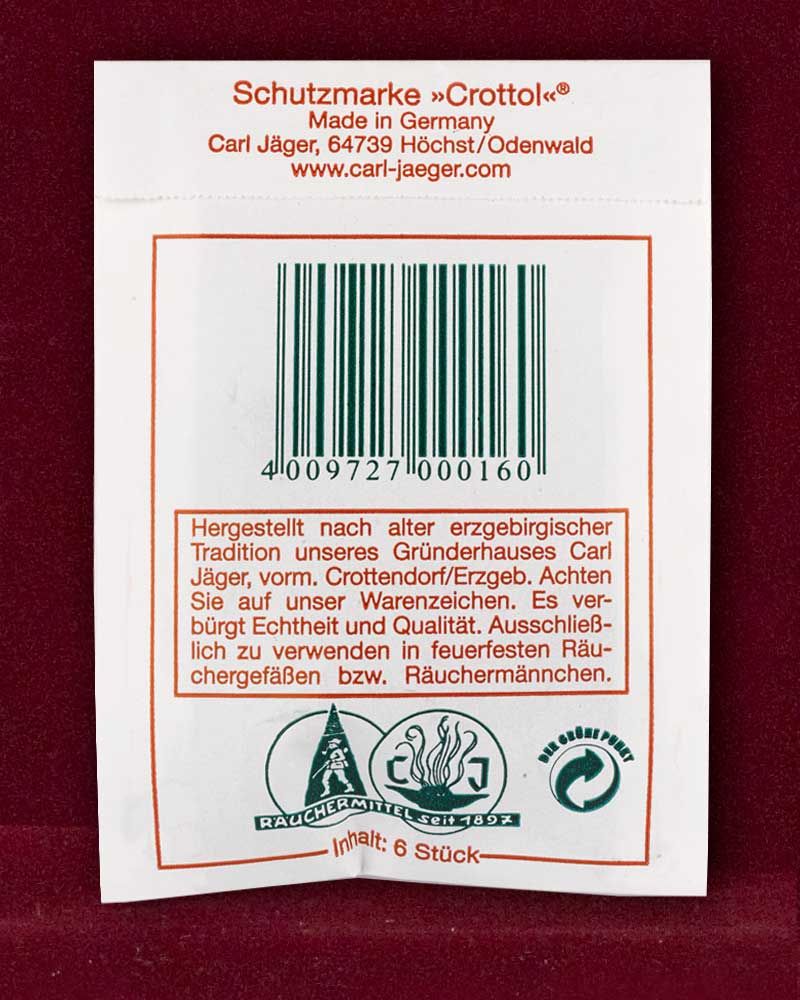 Tannenduft - Räucherkerzen Jäger 6 Stück im Beutel