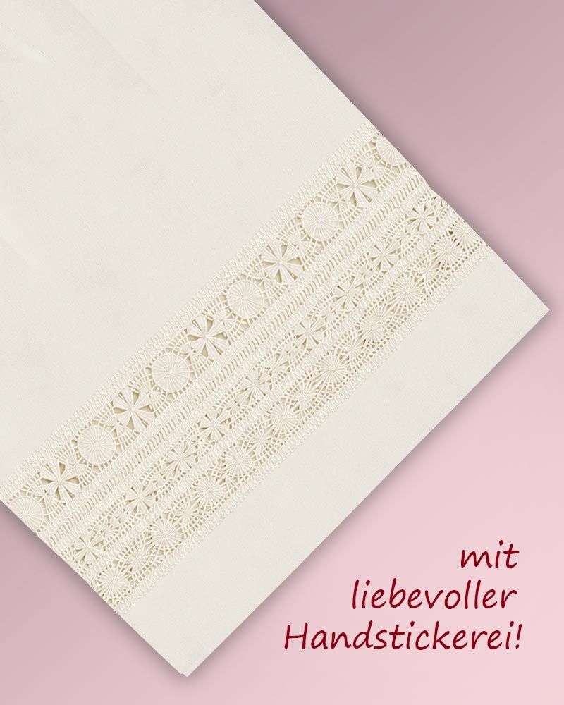 Chorrock mit Dekor Trevira / Wolle 100 cm lang