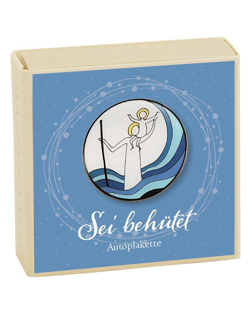 Autoplakette 3,5 cm Ø Christophorus