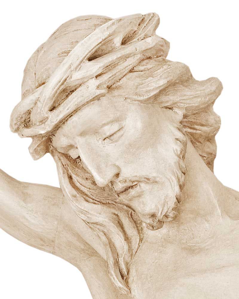 Christus - Corpus Fiberglas Natur / weiß 90 cm