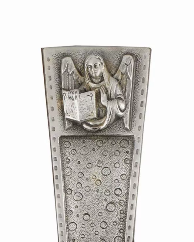 Vortragekreuz versilbert, komplett mit Ständer