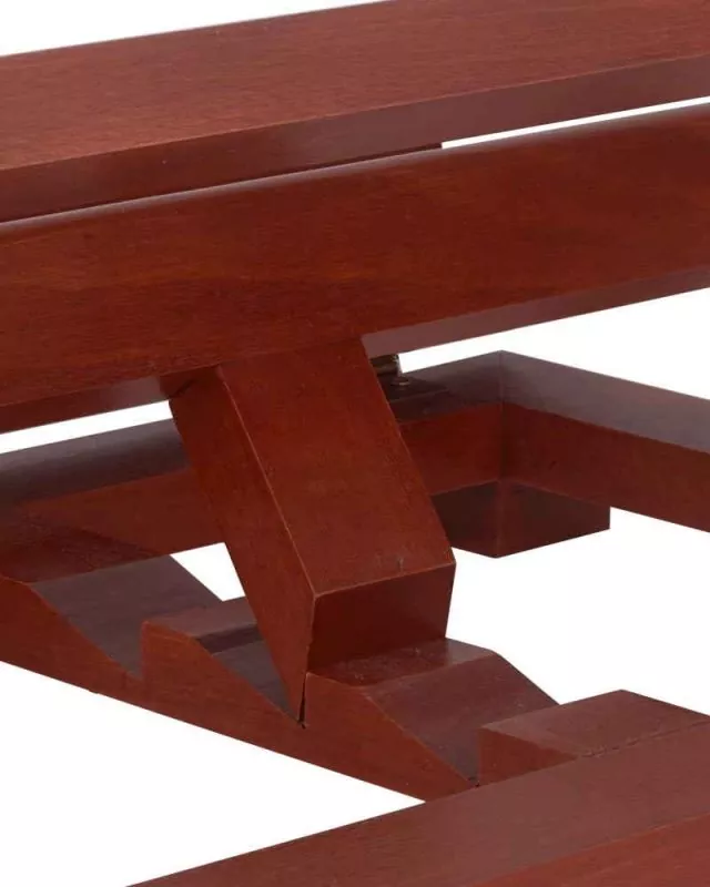 Tischpult Holz 40 x 30 cm braun gebeizt verstellbar