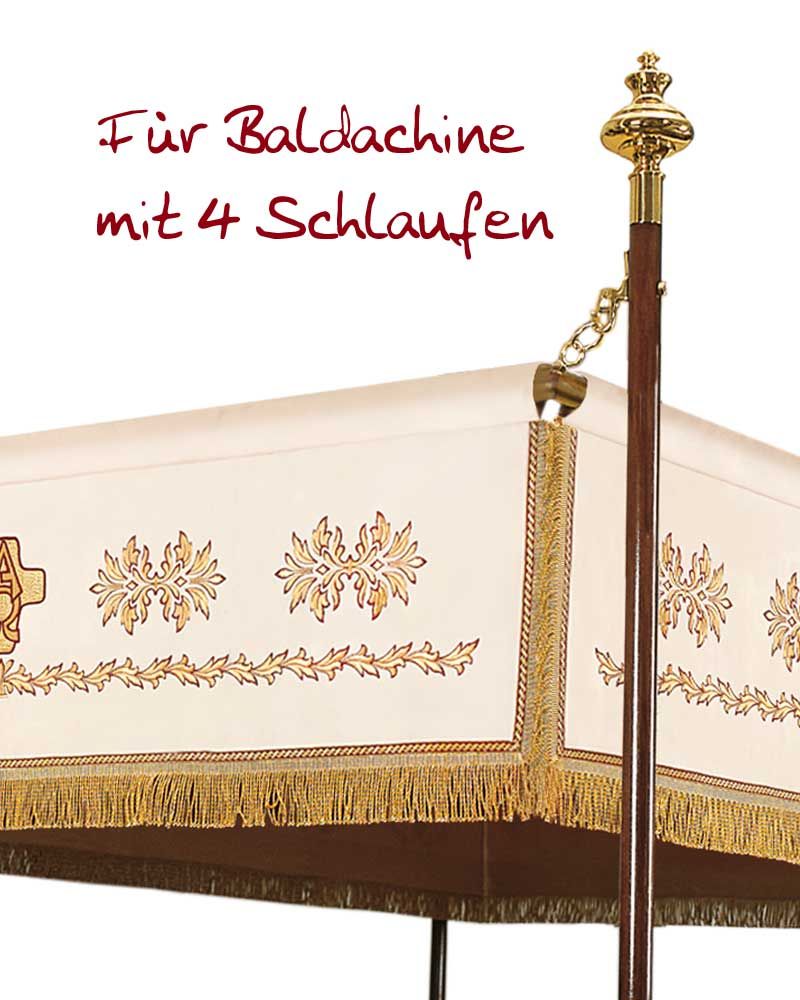 Baldachin Aufhängegarnitur 4 x Eckverbinder &  Karabiner