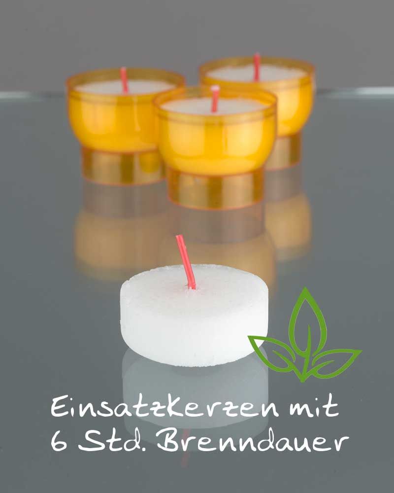 Opferkerzen 9 Stunden 250 Opferlichter bernstein